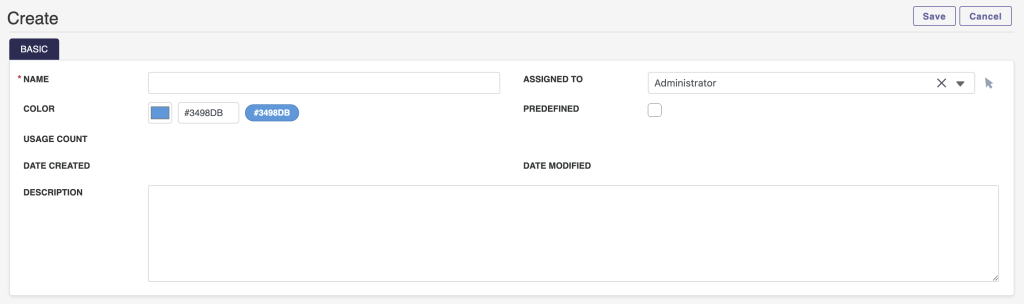 Comparison table visualization of SuiteCRM tag field plugin capabilities versus standard fields