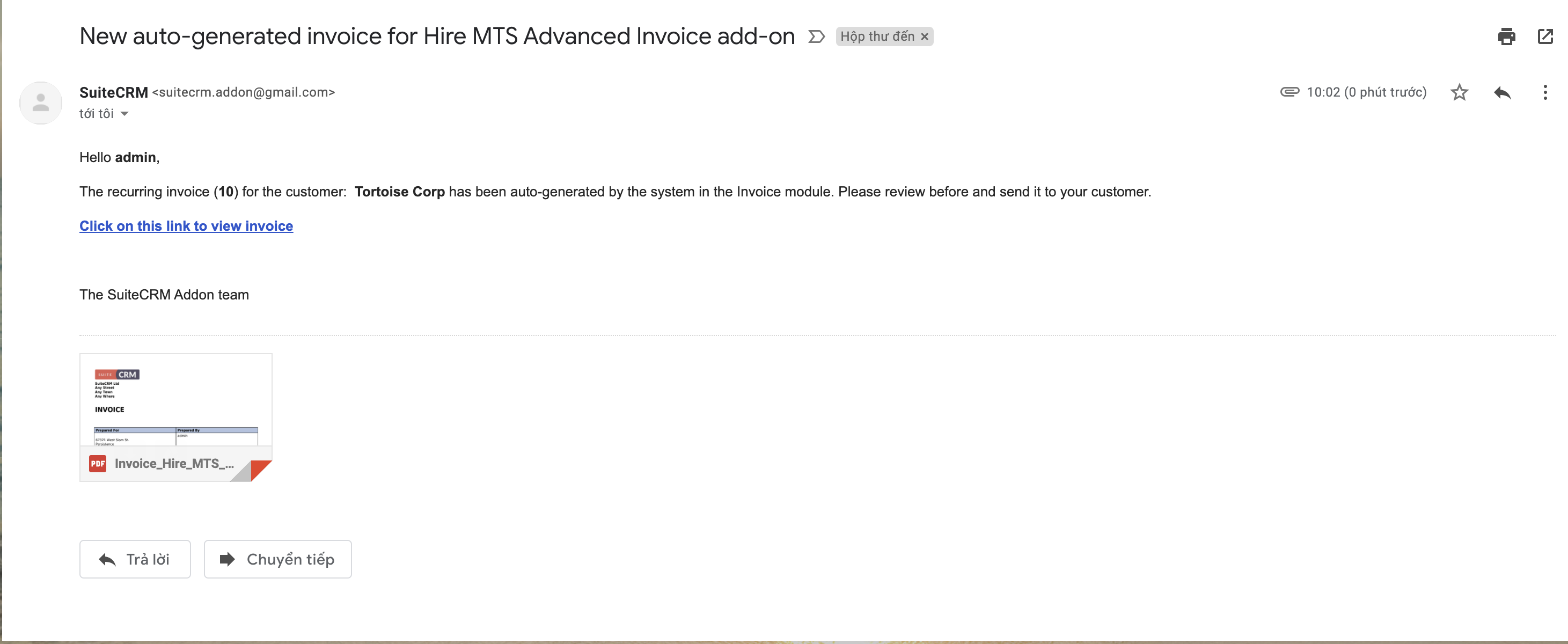 MTS Advanced Invoice screenshot #3