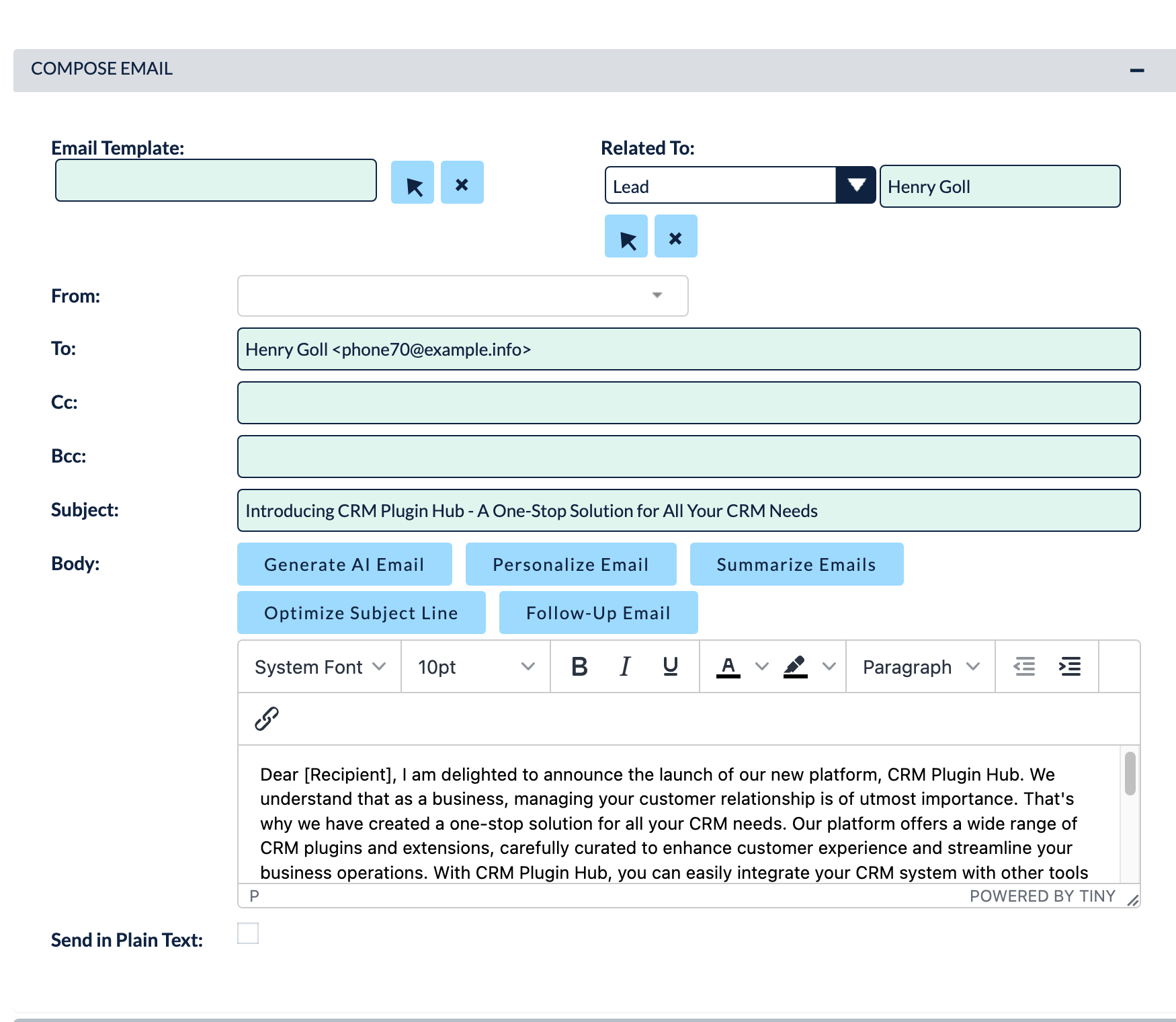 SuiteCRM administrator configuring SMTP and IMAP email server settings