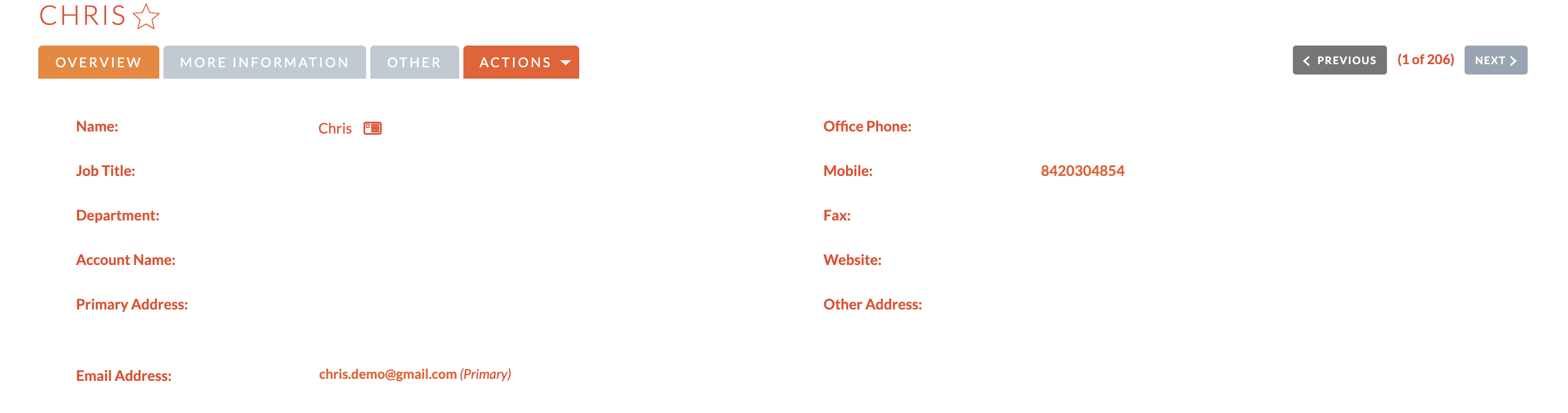 MTS Email to Customer screenshot #3