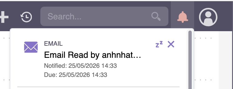 MTS Email Read Receipt screenshot #1