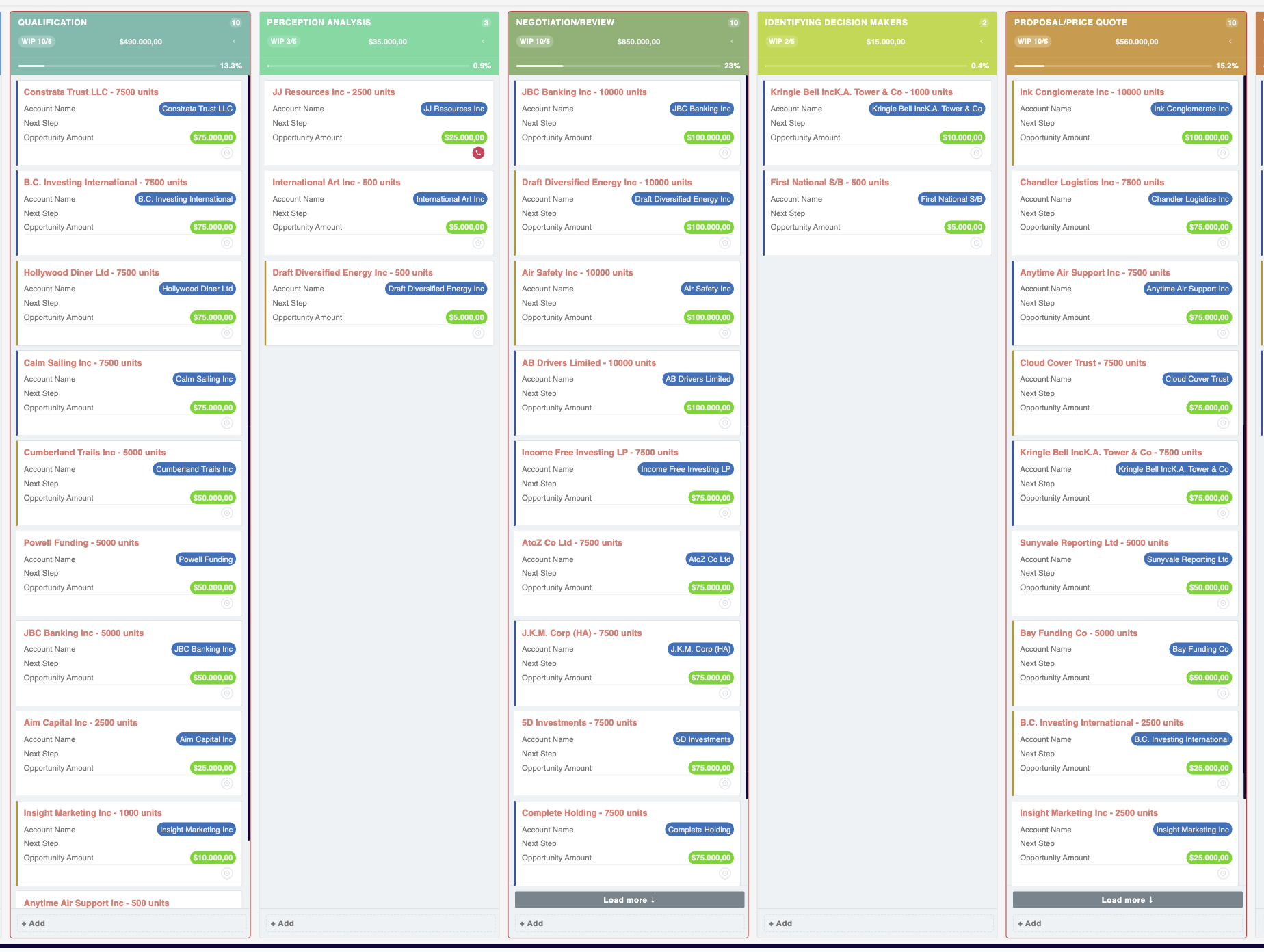 MTS Kanban for SuiteCRM screenshot #5