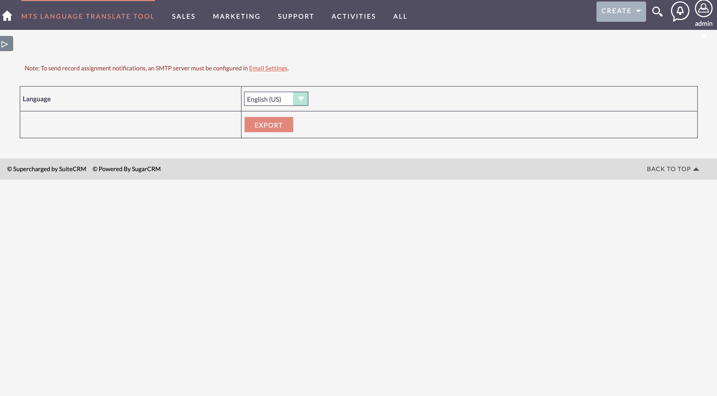 MTS Language Translate Tool screenshot #2