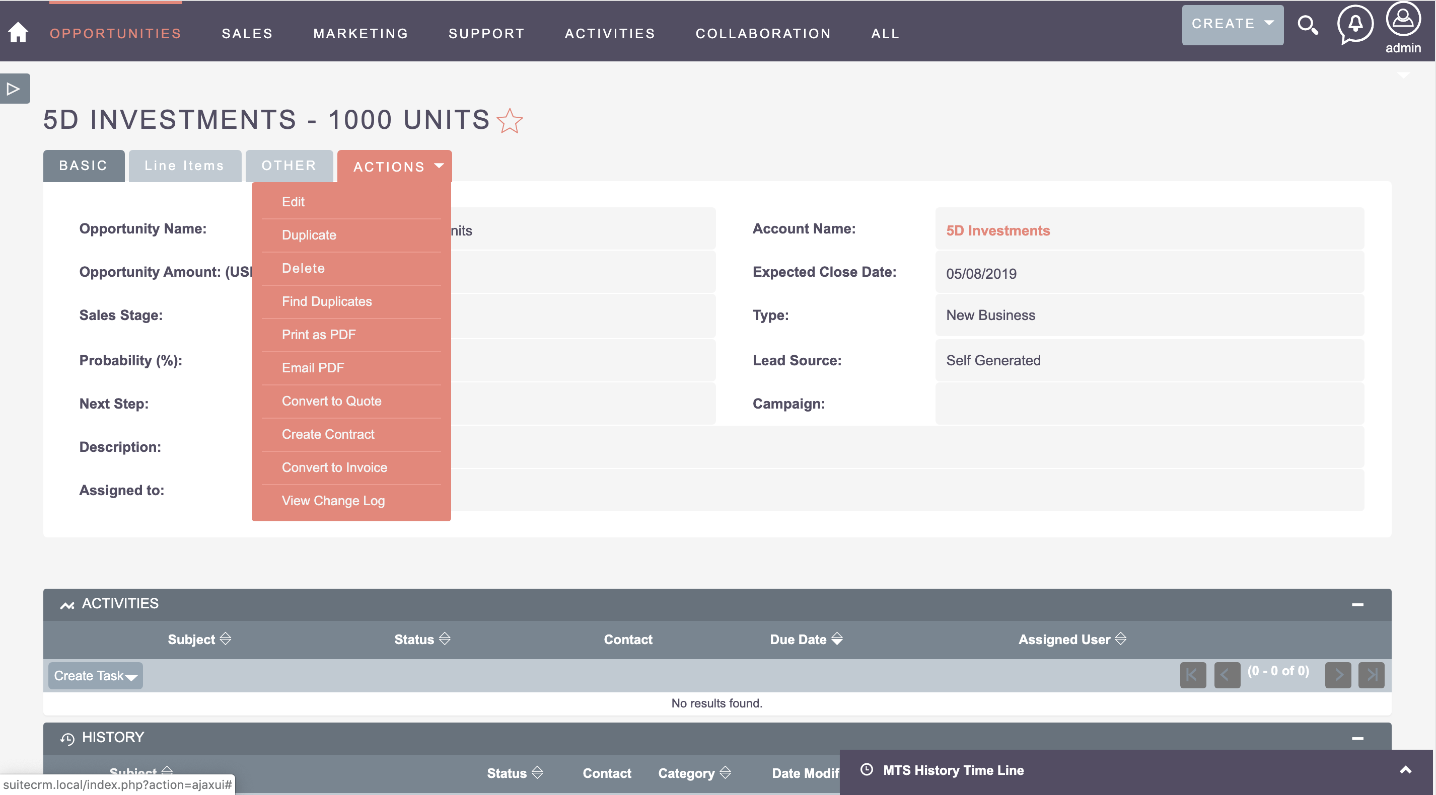 MTS Opportunity Line Items screenshot #6
