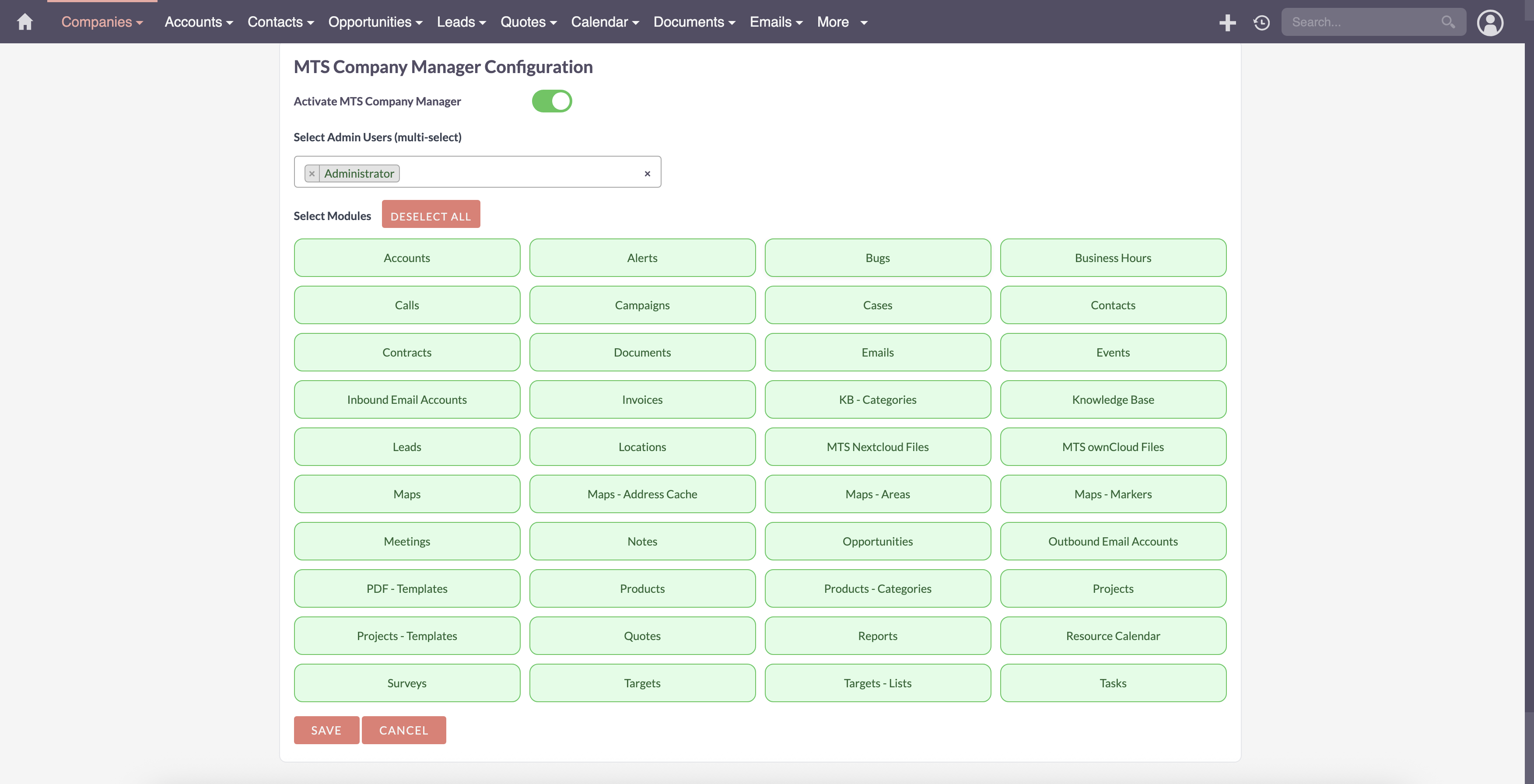 MTS Multi Organization screenshot #1