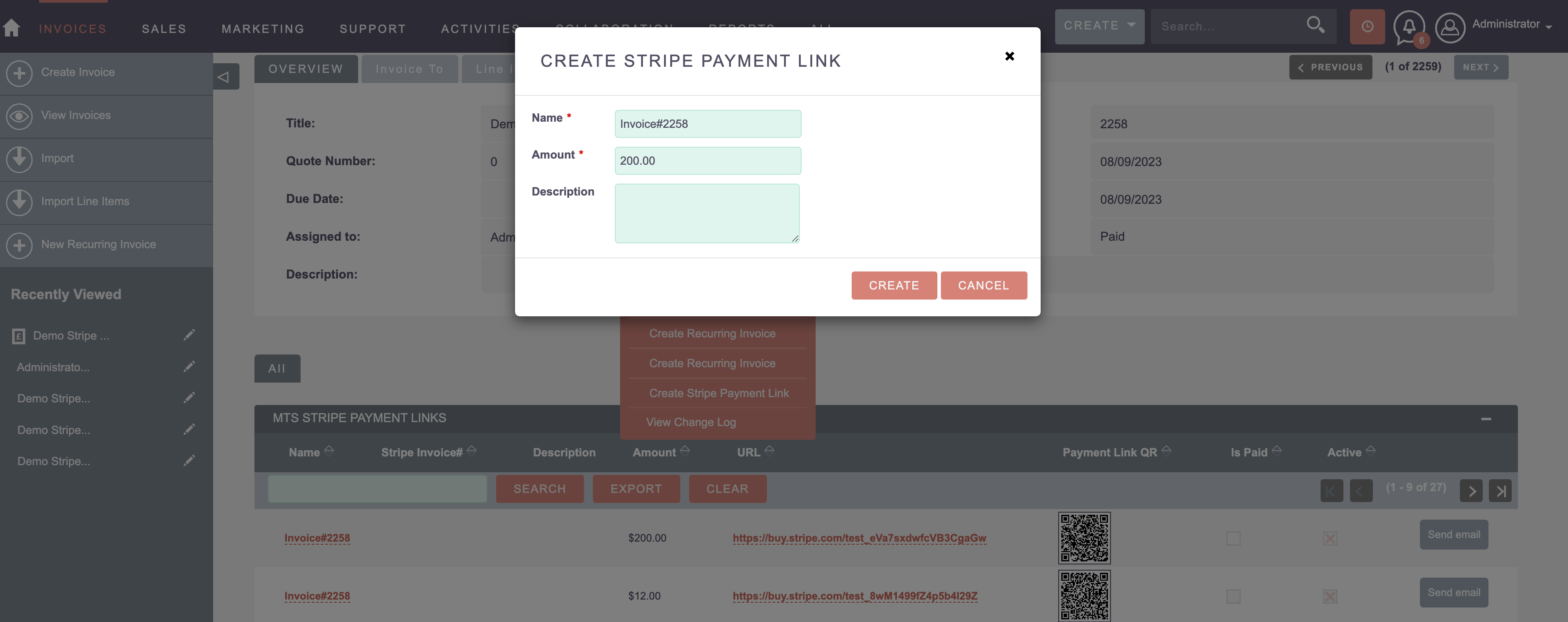 MTS Stripe Integration screenshot #1