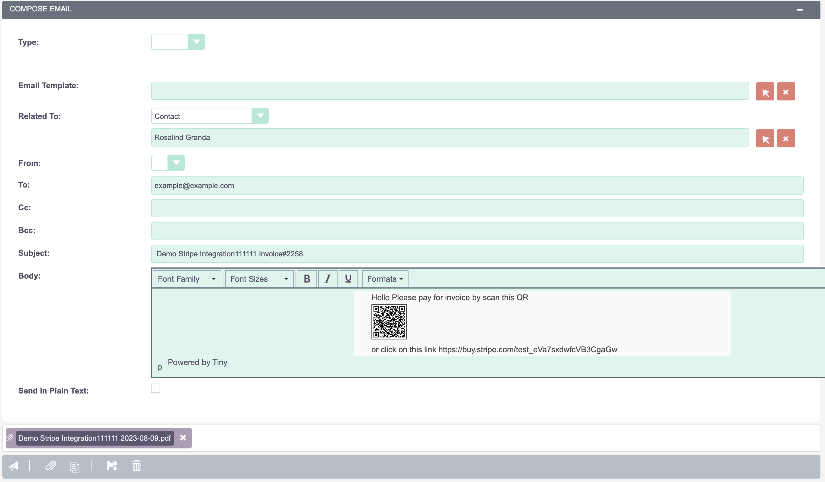 MTS Stripe Integration screenshot #3