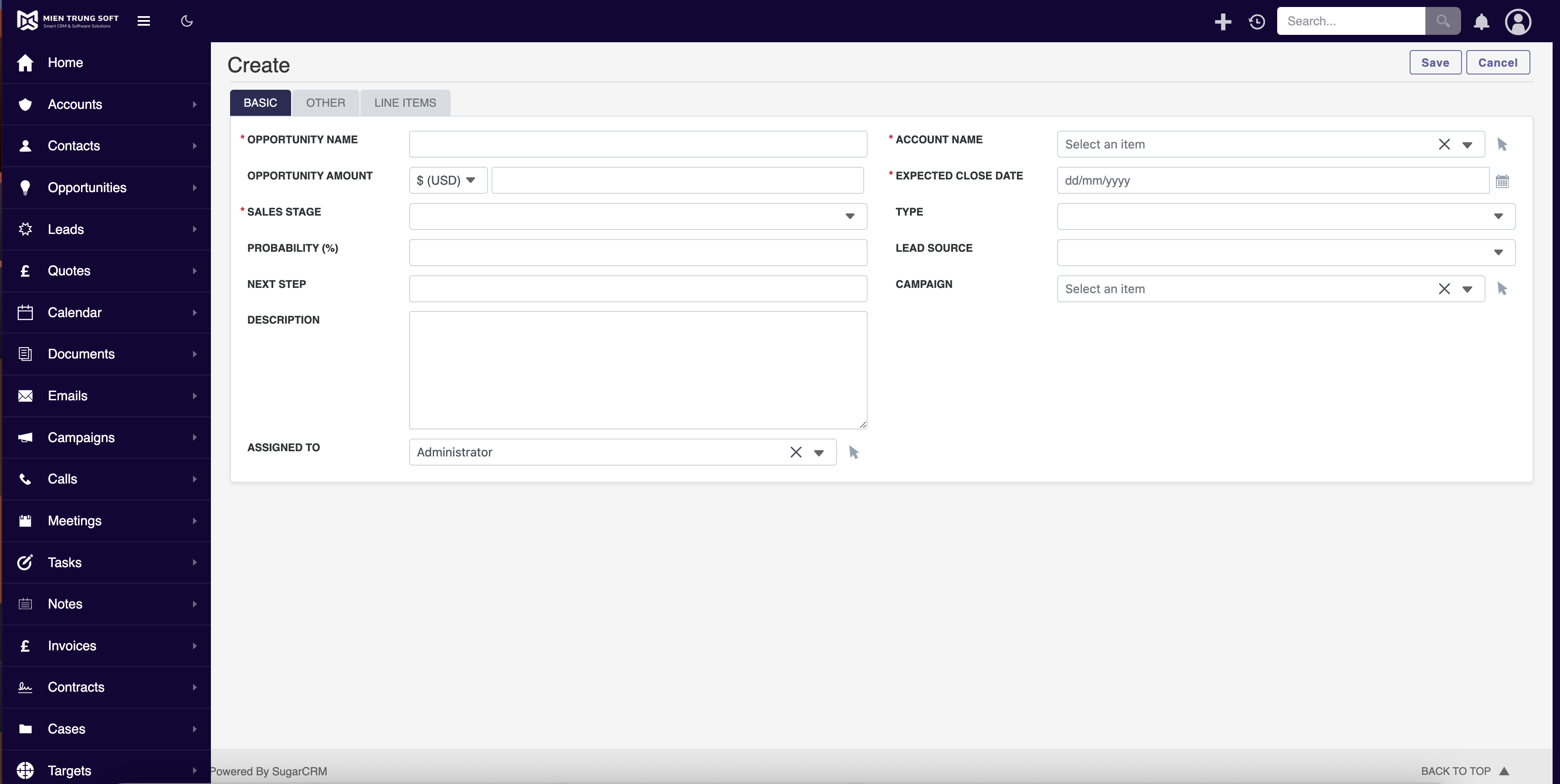 MTS SuiteCRM 8 Theme Editor screenshot #1